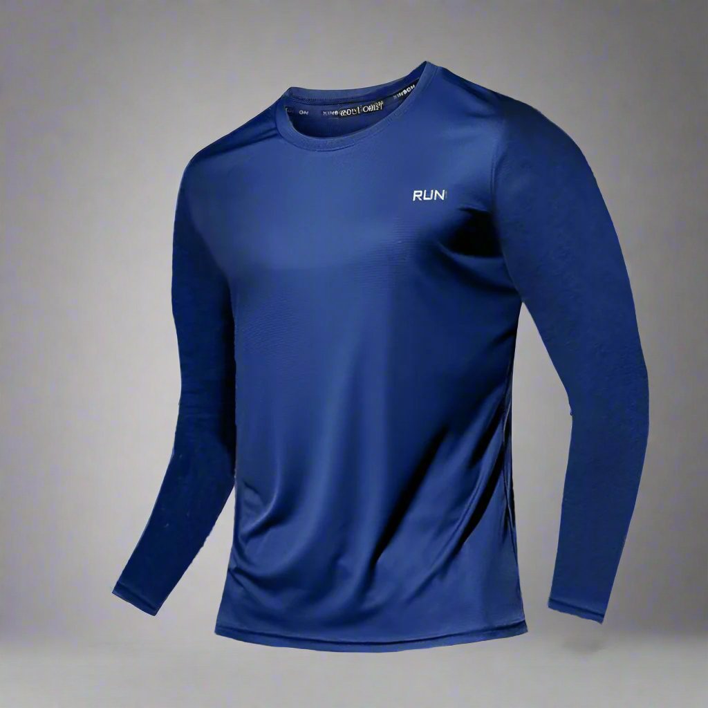 Long Sleeve T-Shirt Men-Quick Dry Breathable Air Conditioning Outdoor