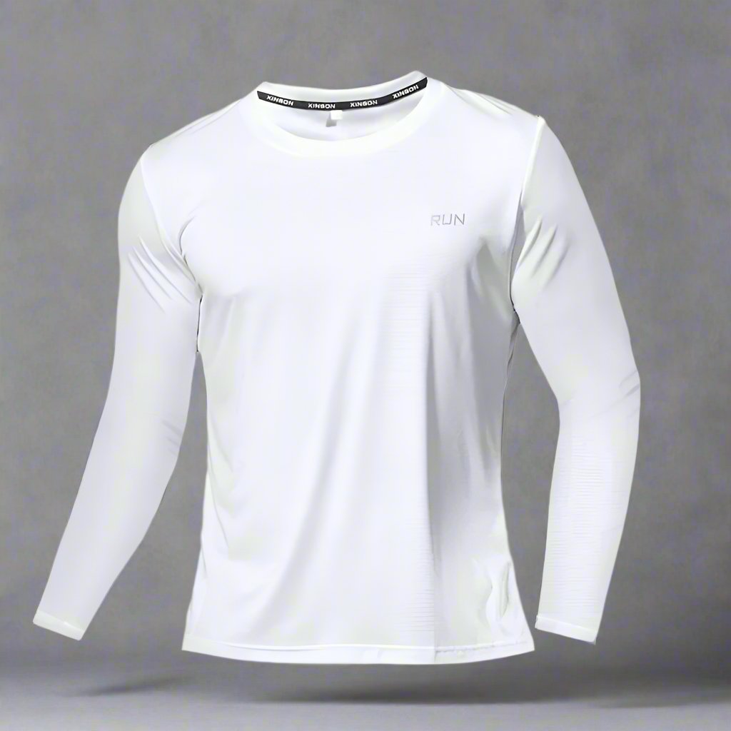 Long Sleeve T-Shirt Men-Quick Dry Breathable Air Conditioning Outdoor