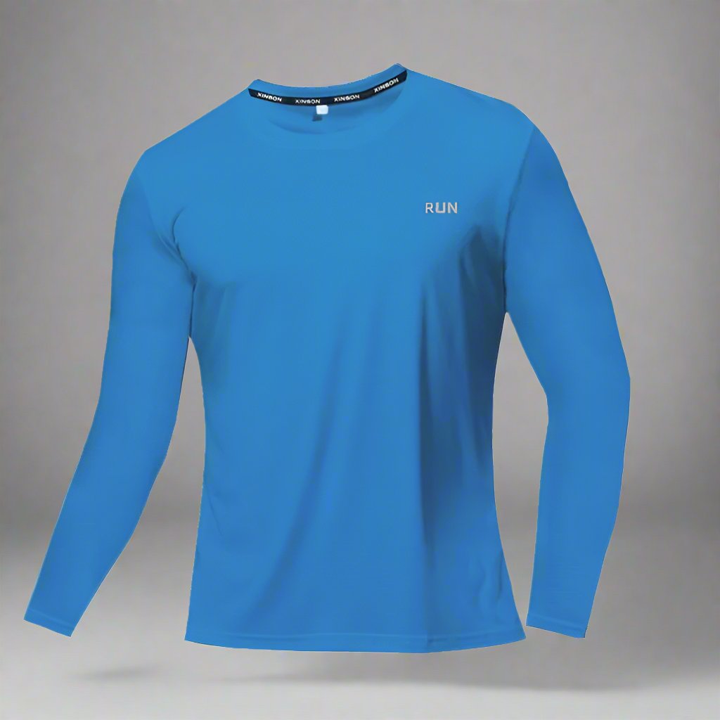 Long Sleeve T-Shirt Men-Quick Dry Breathable Air Conditioning Outdoor