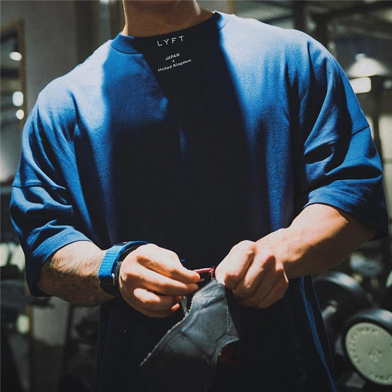 Oversized Cotton Shirt for Gym