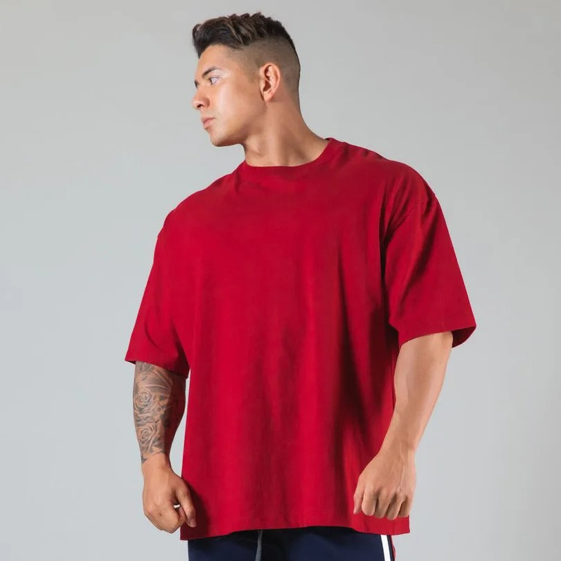 Oversized Cotton Shirt for Gym