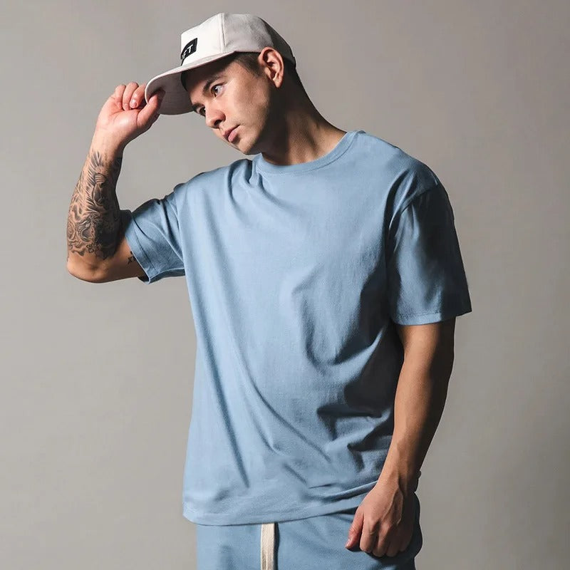 Oversized Cotton Shirt for Gym