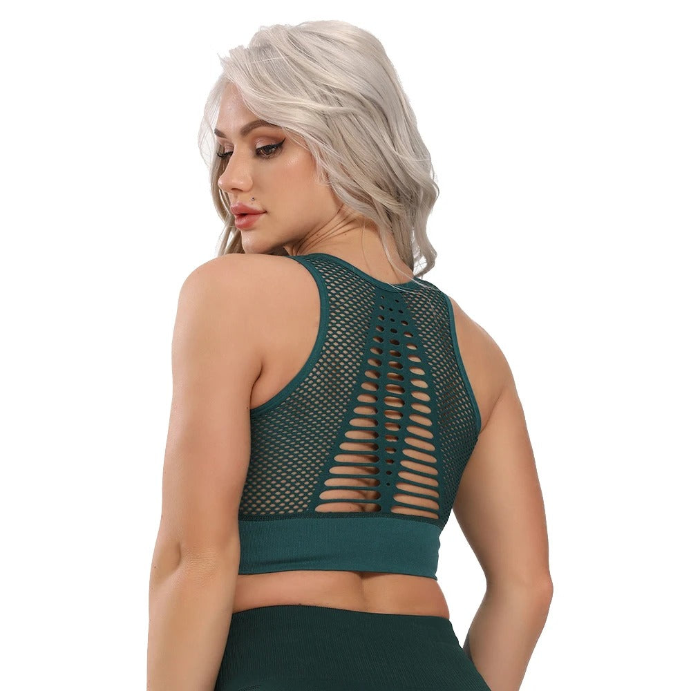 Hot Fitness T-shirts-Sports Bra