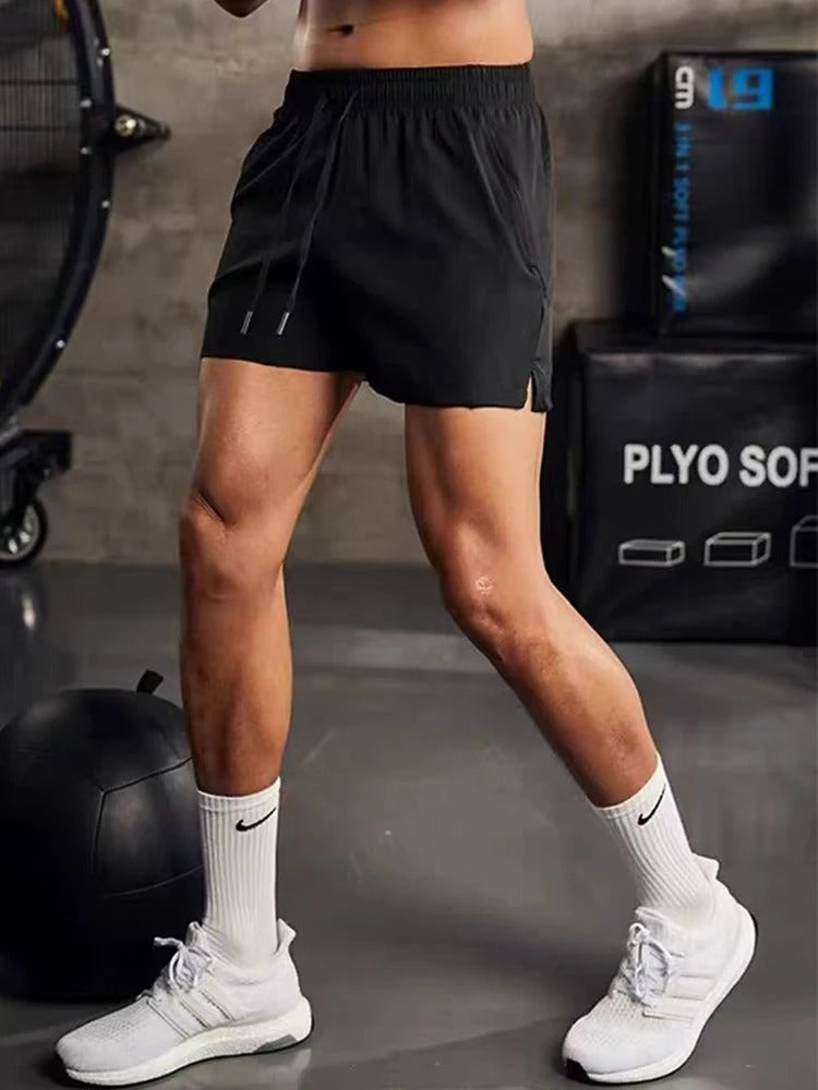 Quick Dry Nylon Fitness Shorts-Uni Sex