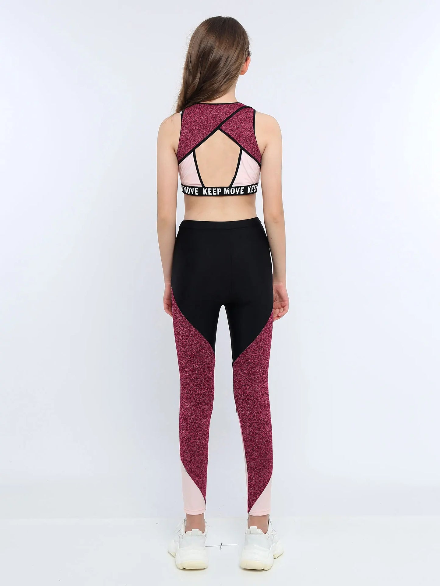 Girls Workout Gymnastics Outfit