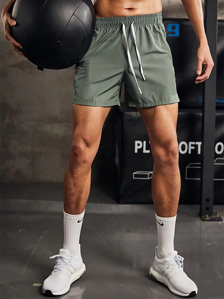 Quick Dry Nylon Fitness Shorts-Uni Sex