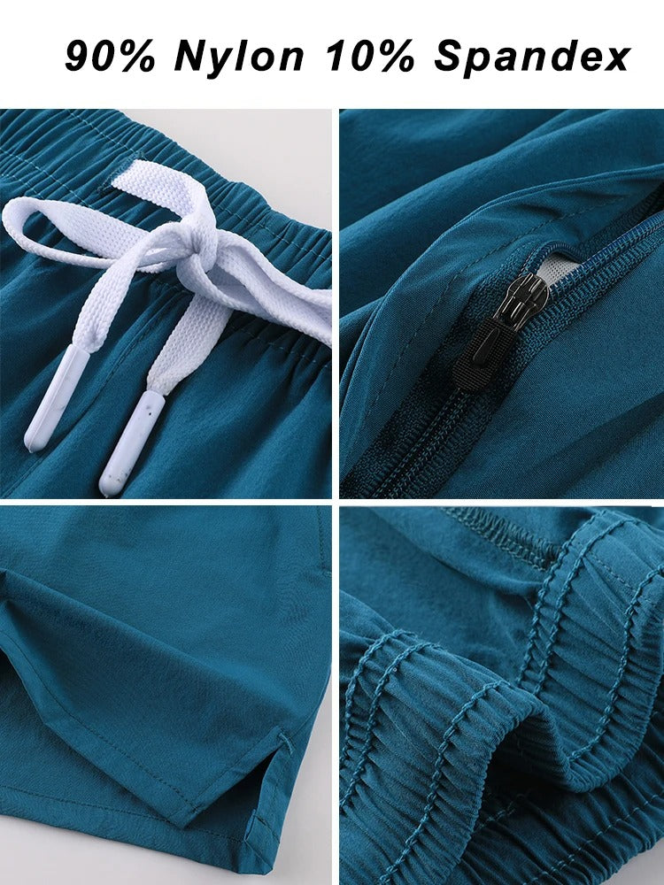 Quick Dry Nylon Fitness Shorts-Uni Sex