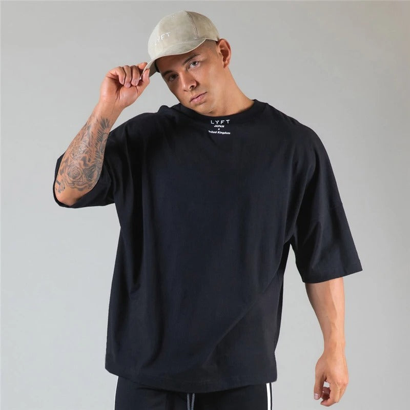 Oversized Cotton Shirt for Gym