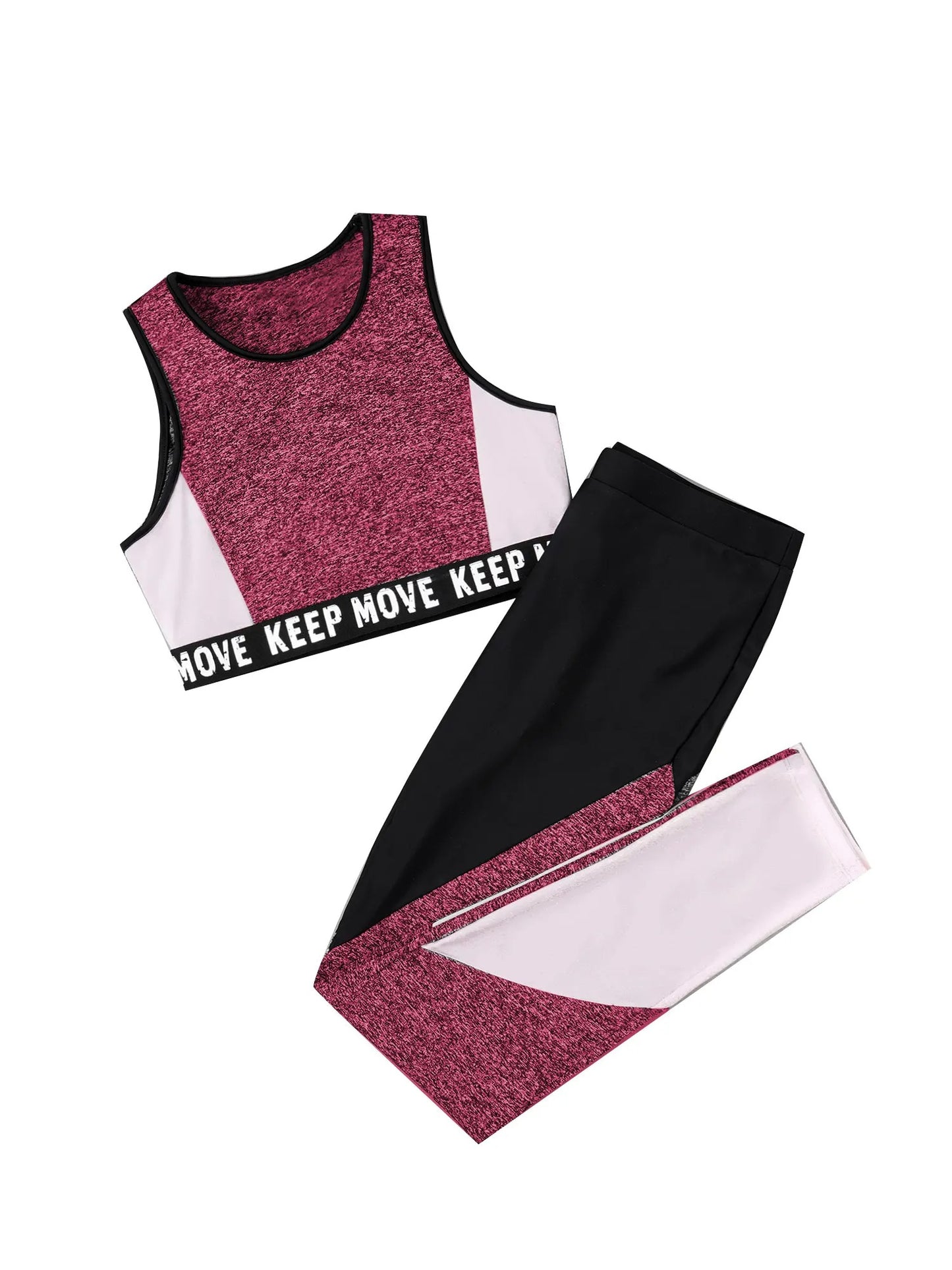 Girls Workout Gymnastics Outfit
