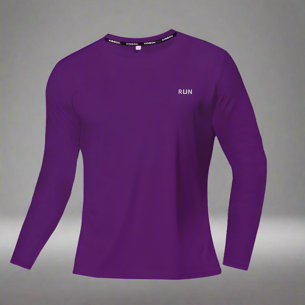Long Sleeve T-Shirt Men-Quick Dry Breathable Air Conditioning Outdoor