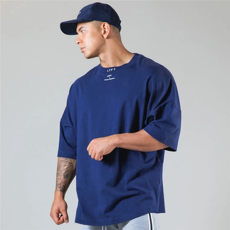 Oversized Cotton Shirt for Gym