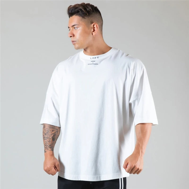 Oversized Cotton Shirt for Gym