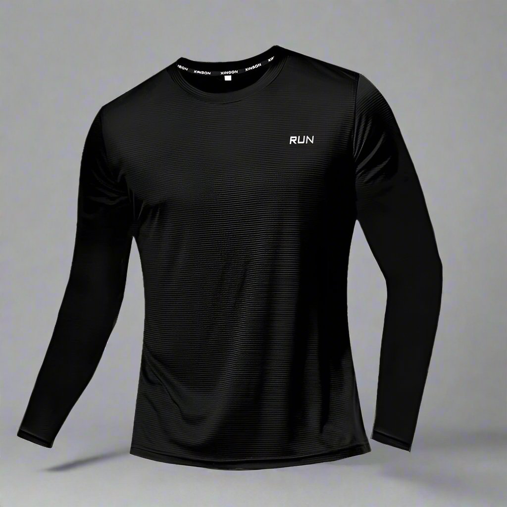 Long Sleeve T-Shirt Men-Quick Dry Breathable Air Conditioning Outdoor