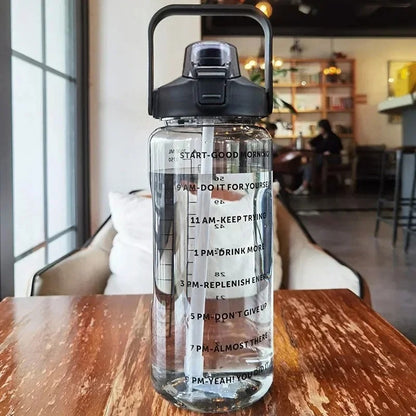 Straw Water Bottle