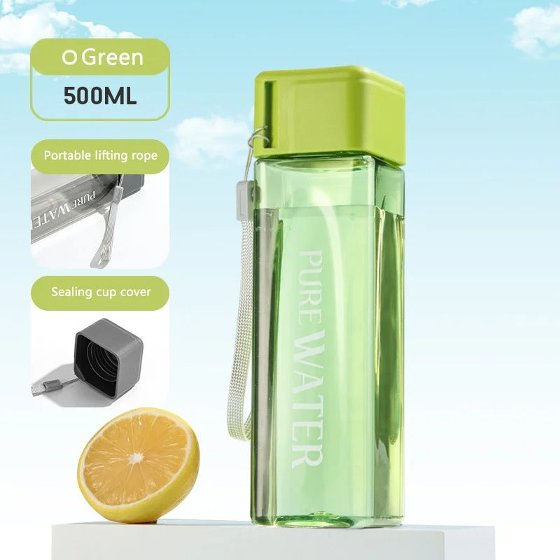 Simple Square Water Bottle