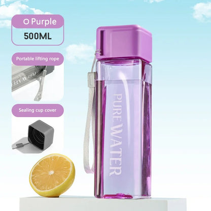 Simple Square Water Bottle