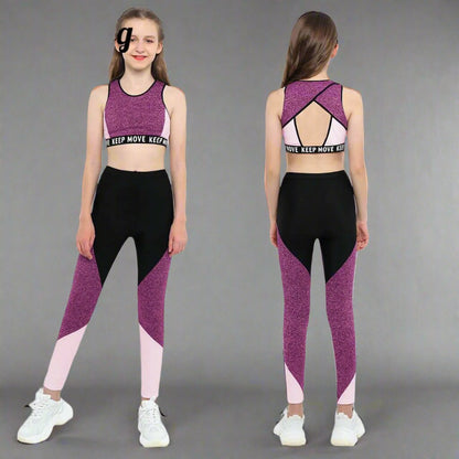 Girls Workout Gymnastics Outfit