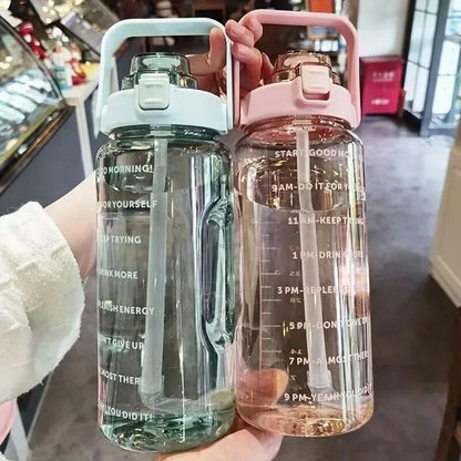 Straw Water Bottle