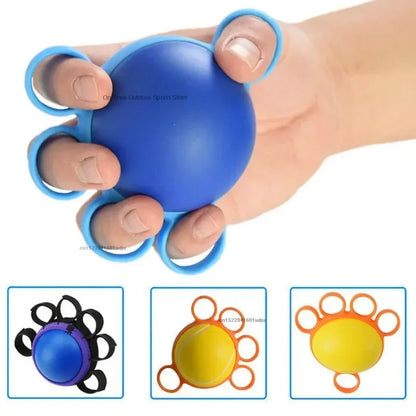 Grip Strengthener Ball with Finger Pow