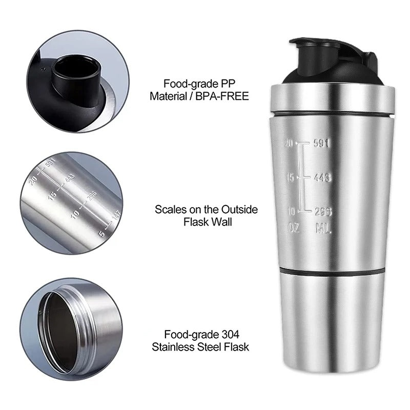 Stainless Steel Protein Shaker