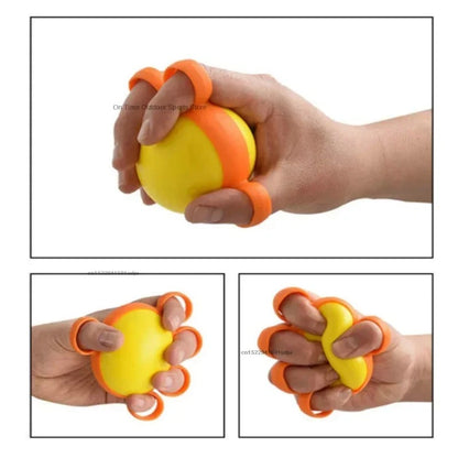 Grip Strengthener Ball with Finger Pow