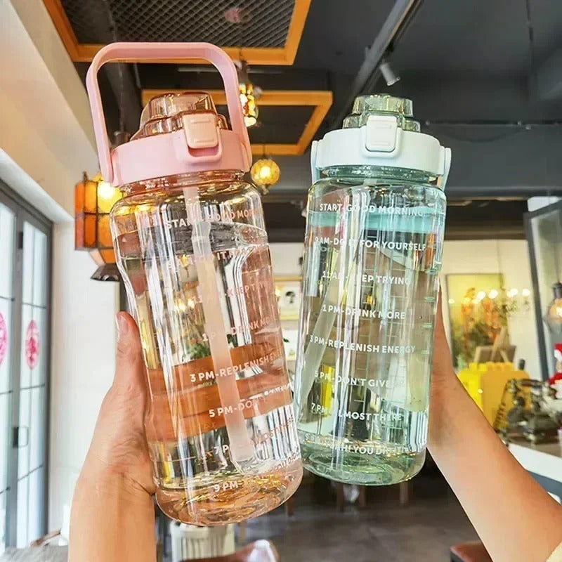 Straw Water Bottle