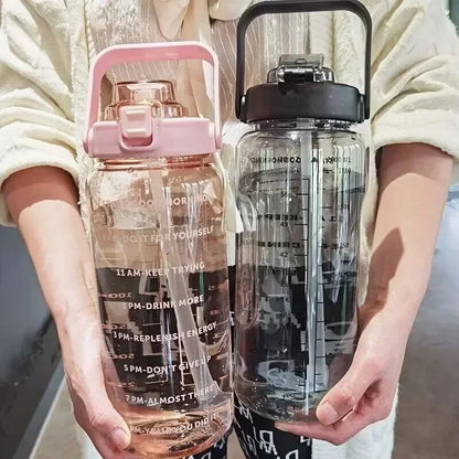 Straw Water Bottle