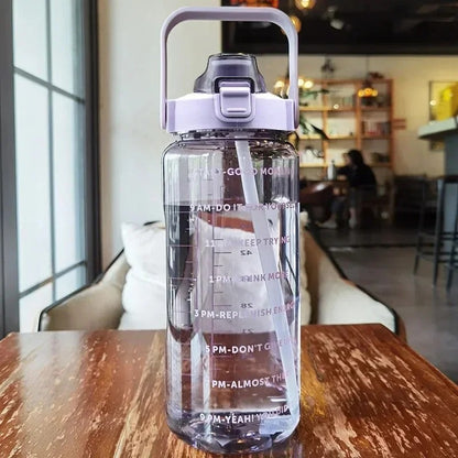 Straw Water Bottle