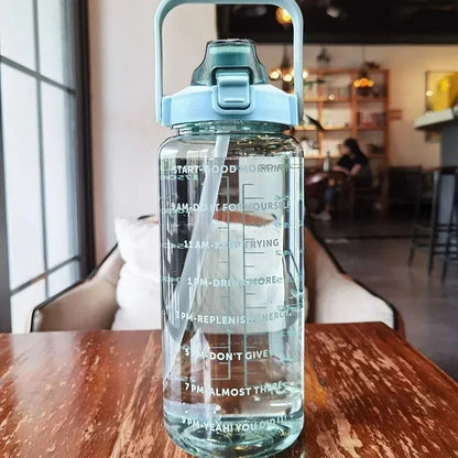 Straw Water Bottle